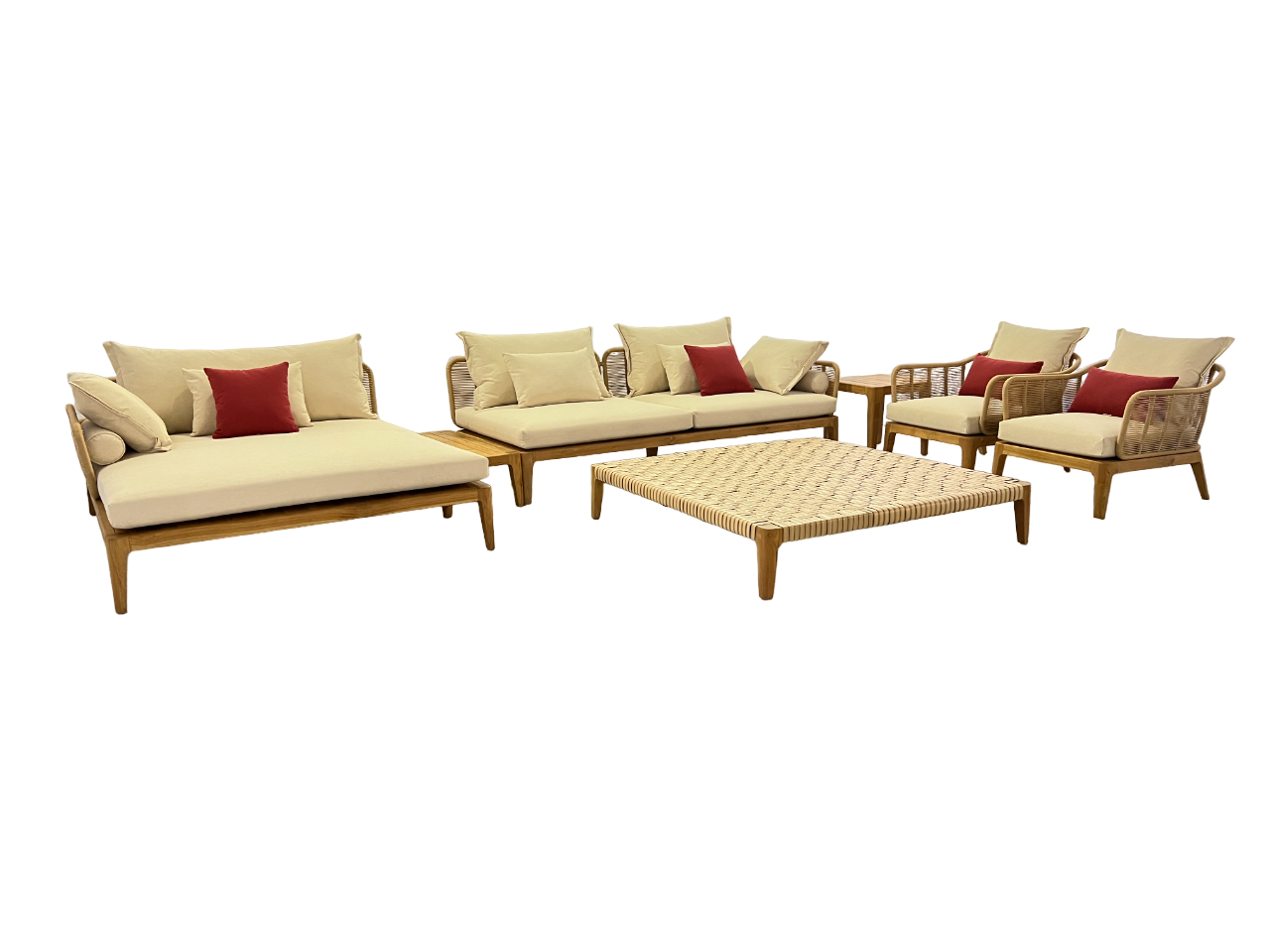 VEGAS Outdoor Sectional Chaise Set