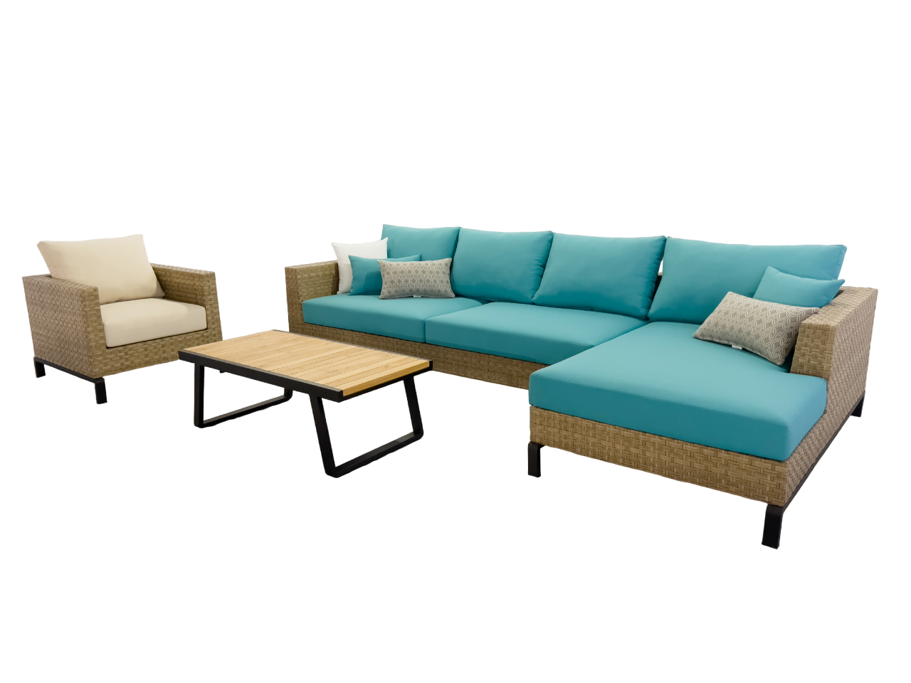 NIAGARA Outdoor Sectional Chaise Set