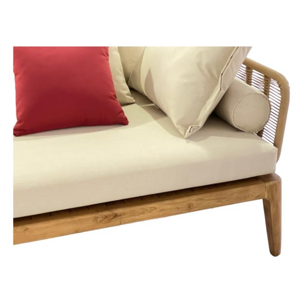 VEGAS Outdoor Living Sectional 3 Seat 1 Arm Left Chaise Sofa